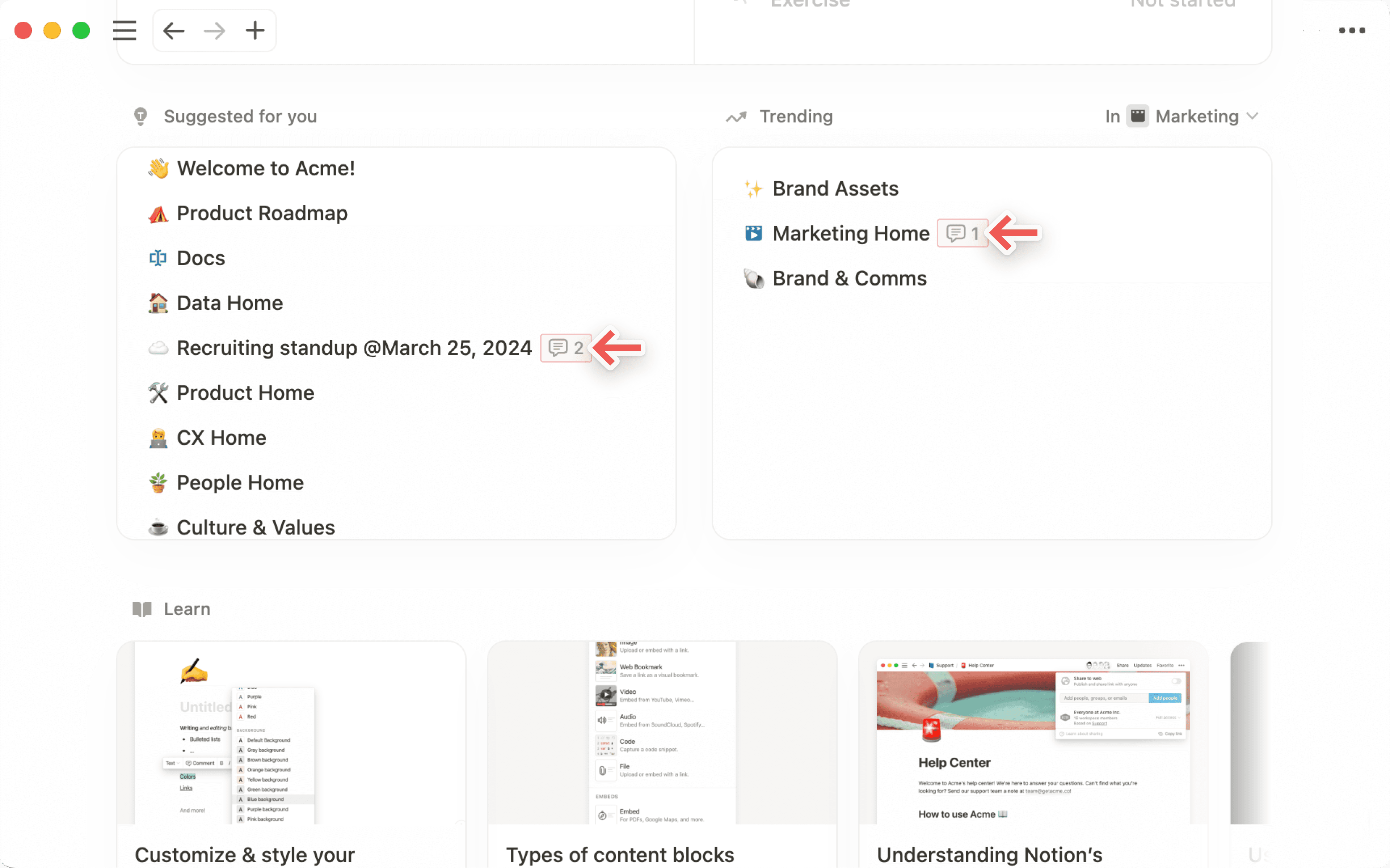 Kommentare – DB-Kommentar in Home