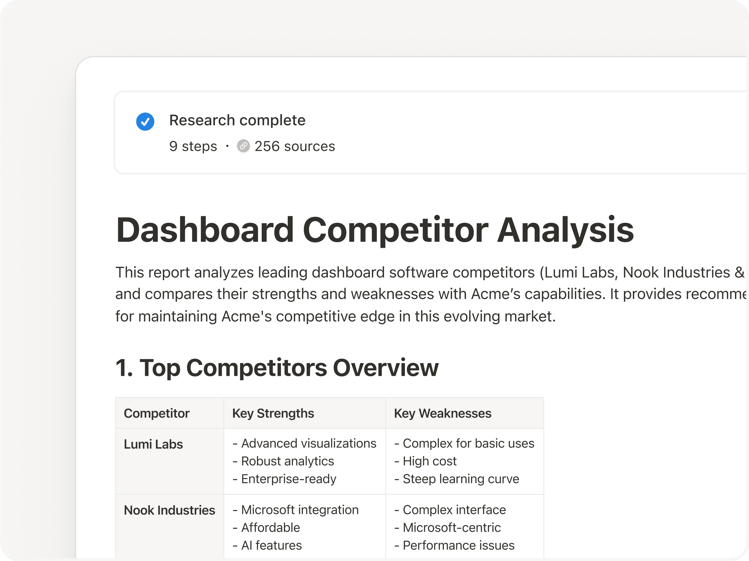 Rechercheergebnisse (kompakt)