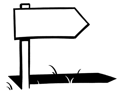 Ein Straßenschild