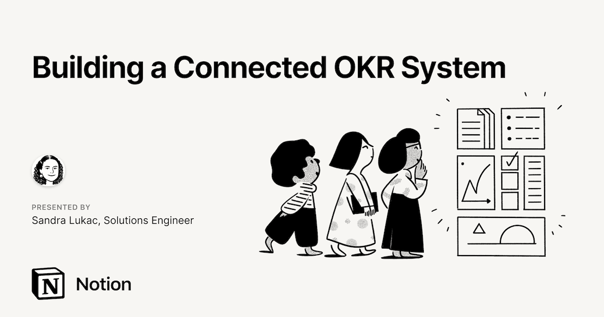 Building a connected OKR system
