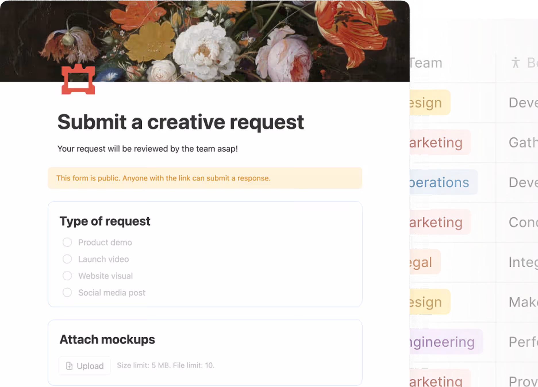 Ein Formular, das das Kopieren, Einfügen und Hin- und Herschieben reduziert
